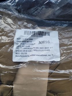 New USMC 3-Season Sleeping Bag Coyote Regular 8465-01-(contact info removed) Propper Sealed