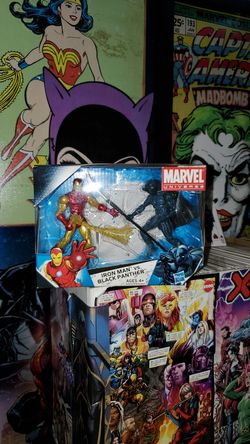 Iron Man Black Panther Marvel Universe Figures Set 2-Pack Target Exclusive MIB