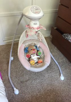 Fisher-Price baby swing.