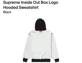 Black Inside Out Supreme Box Logo Hoodie for Sale in Aurora, IL