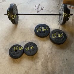 Weights and Bar 