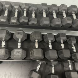 Dumbbells - 10 Pounds Up To 60 Pounds 