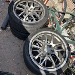 G35 Stock Wheels With Tires 