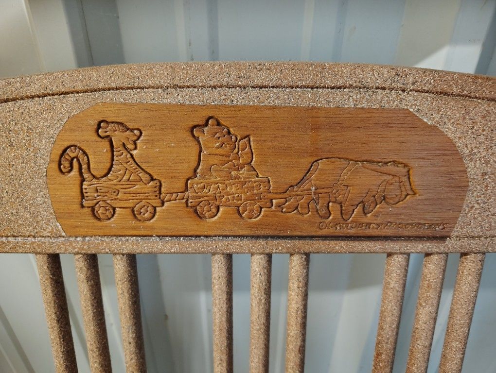 Disney Branded Pooh Bear Baby Bed
