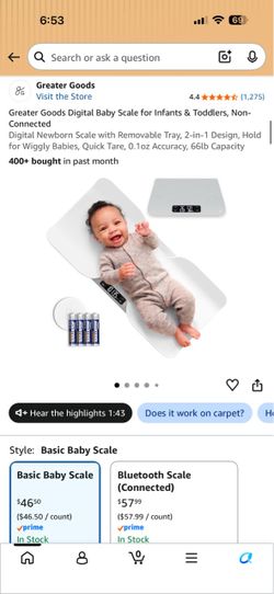 Baby scale