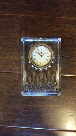 Waterford chrystal clock