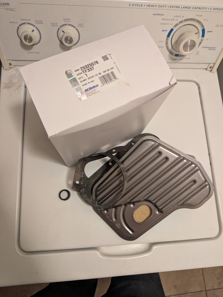 New Transmission Filter Silverado 4L60E