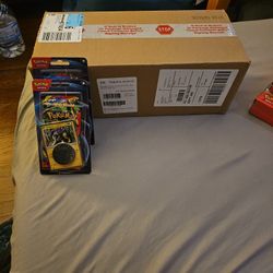 Pokemon Sealed Case 2 Pack Blisters With Raikou Cosmo Holo