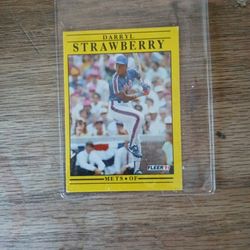 Darrel Strawberry Base Ball Card 
