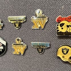 Vintage Raiders Pins