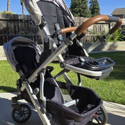 Uppababy Vista Double Stroller With Bassinet MAKE AN OFFER