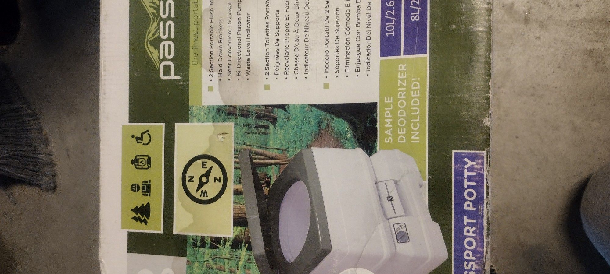 Travel Toilet Flushable