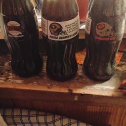 Coca-Cola  49ers  Memorabilia With Collectable Glasses
