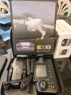 E88 PRO AERIAL  DRONE- SCREEN CONTROLLED VISION