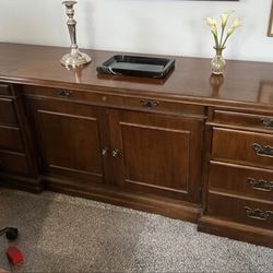 Solid Wood Office Cabinet