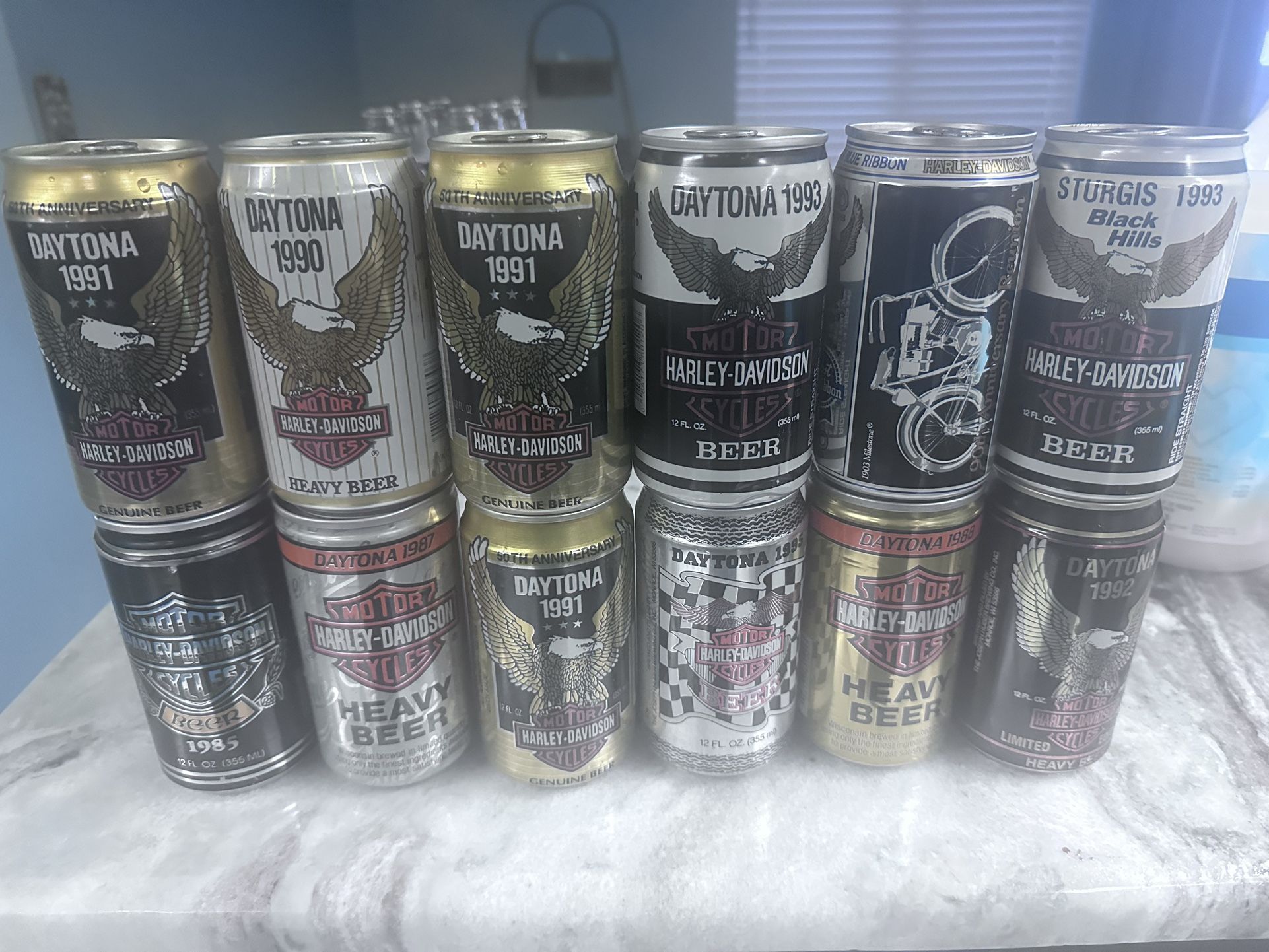 Harley Davidson Beer Cans