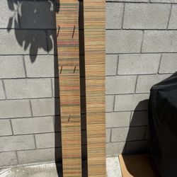 Wall shelves/Wall Art Made From Broken Skateboards