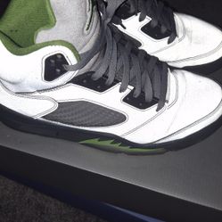 Retro Jordan 5 Green Bean 