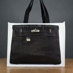 “Birkin” Inspired Luxury Grocery Shopping Tote