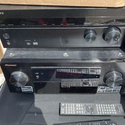 Sony And Pioneer Receiver Both