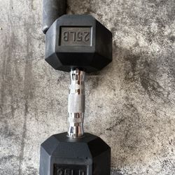 25 Pound Dumbbell