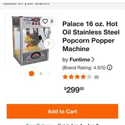 Brand new Popcorn popper