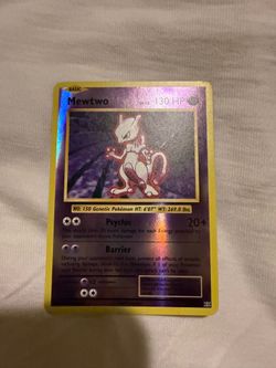 Pokemon MEWTWO evolutions reverse halo
