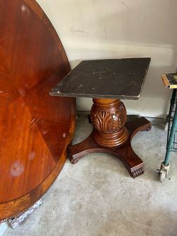 Wood dinner table