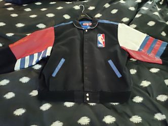 Vintage Jeff Hamilton NBA Logo Jacket Sz XXL