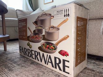 Nonstick Pots/Pans 10 pc set (farberware)