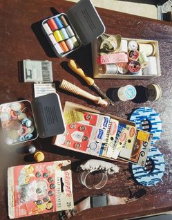 Vintage Sewing Junk Drawer