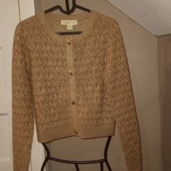 MICHAEL KORS GOLD WOMEN SWEATER SIZE XS