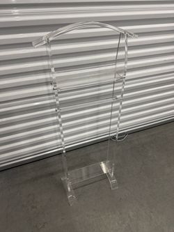 Lucite jacket holder
