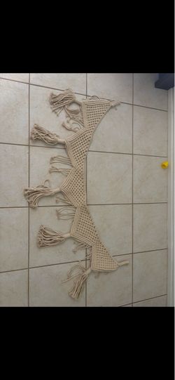 Macrame Wall Hanging with Tassels