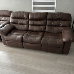 Leather Sofa Recliner 