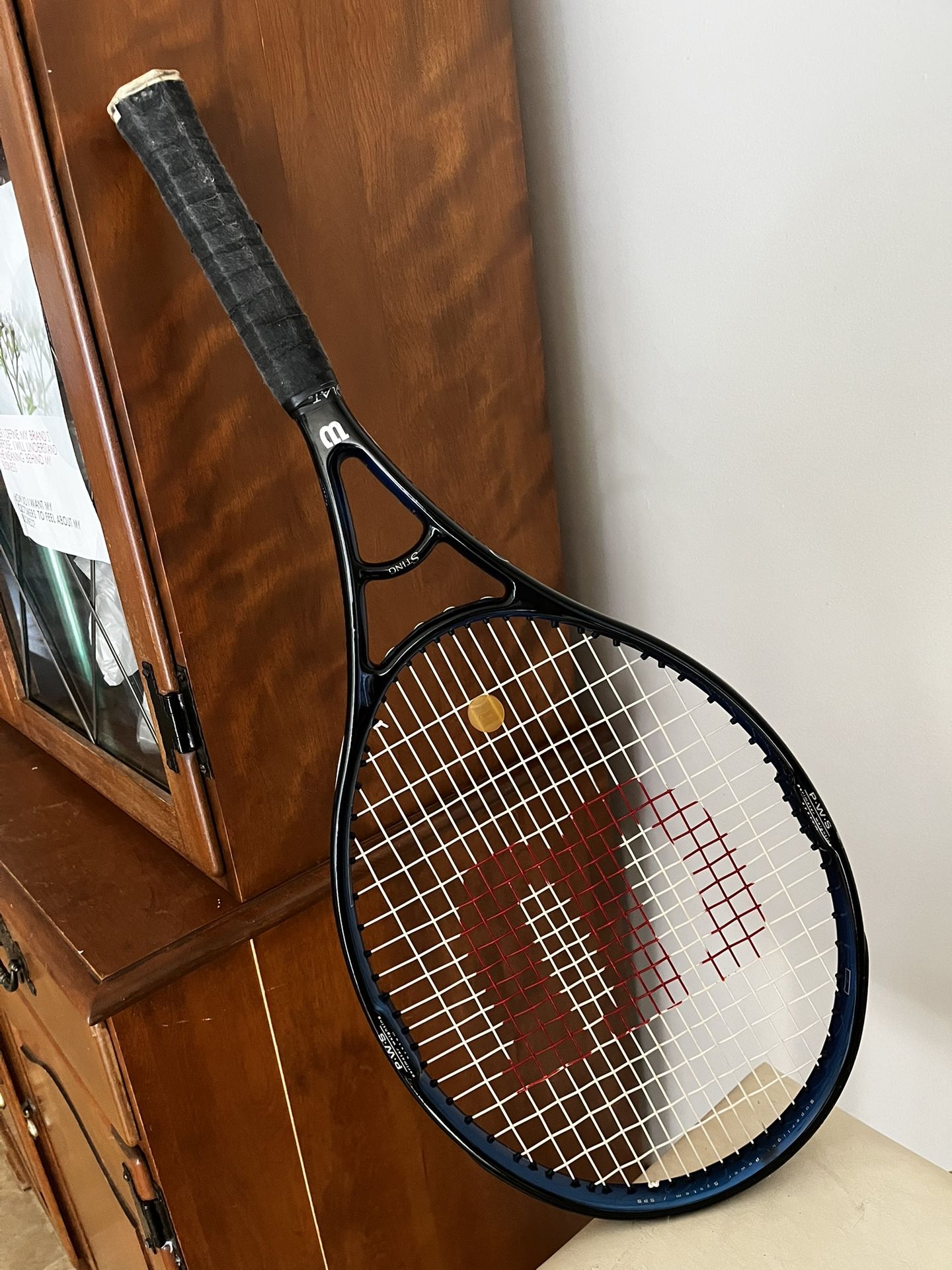 Wilson String 110 Tennis Racket With Jacket