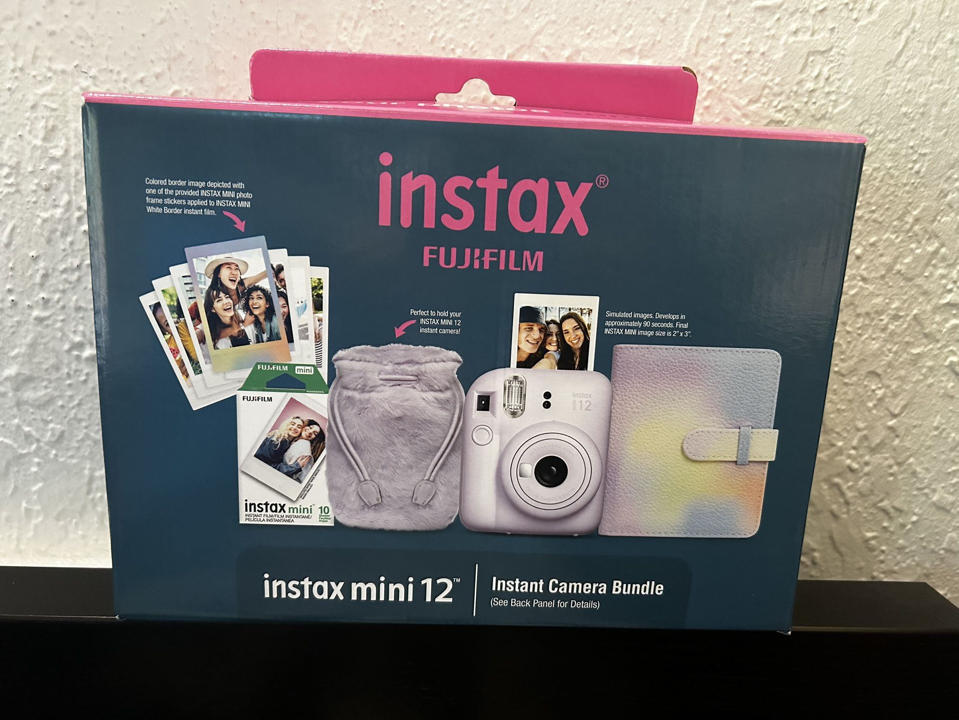 Fujifilm instax Mini 12 Holiday Bundle, Purple