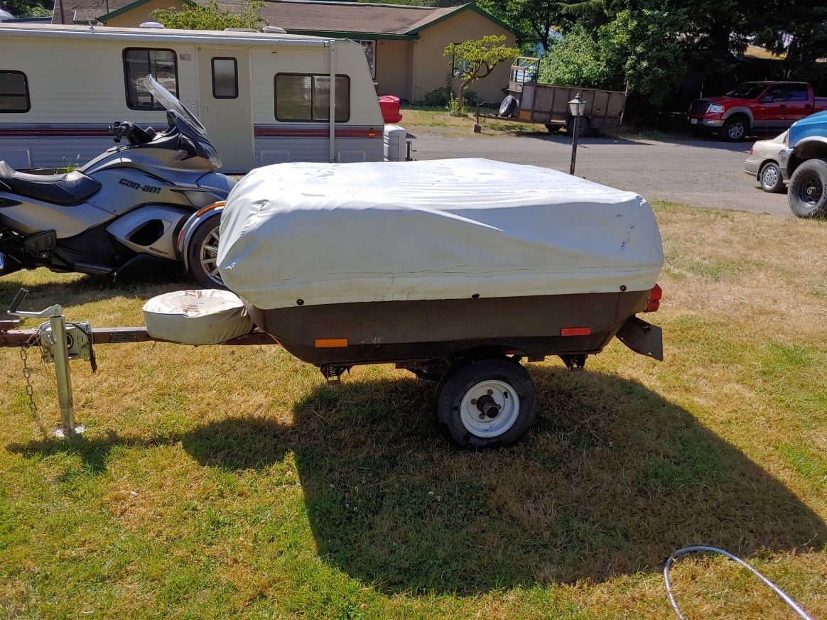 Trailer for motorcycle or small car