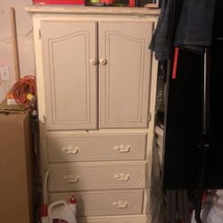 White Cream Armoire