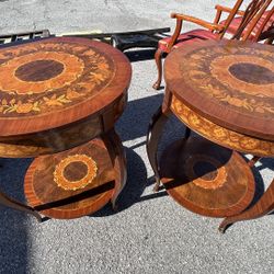 Antique French Style Louis Xv Side Table 