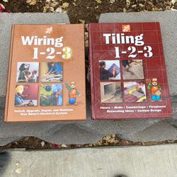 Home Depot  Tiling and Wiring 1-2-3 Books