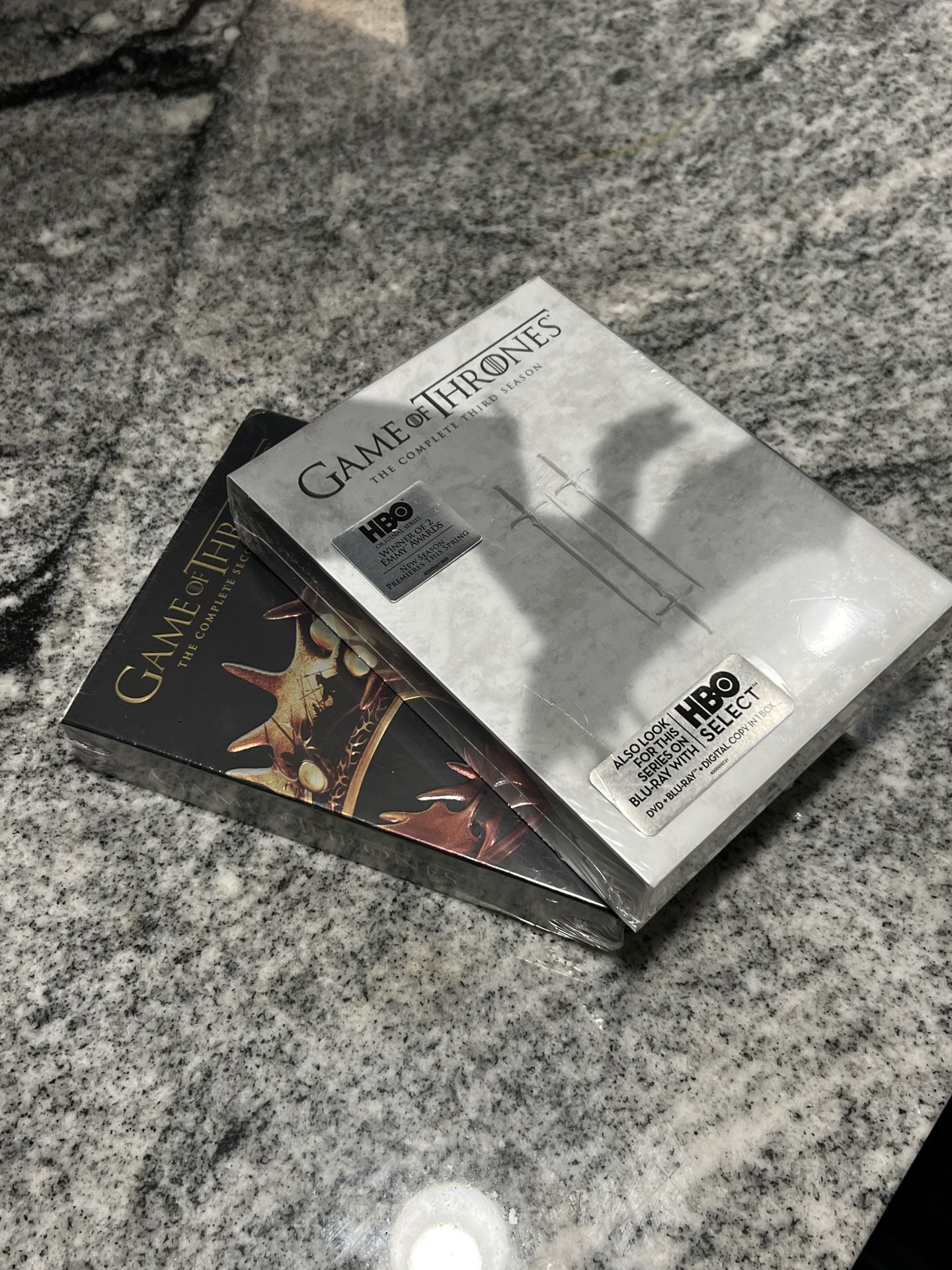 Game of Thrones Second and Third season DVD
