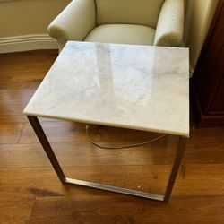 Marble Top End Side Table