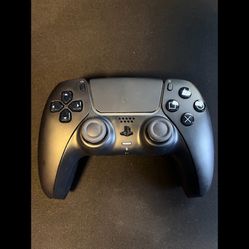 wireless black PS5 controller