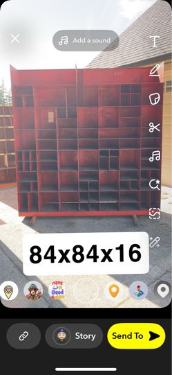 Parts storage shelving