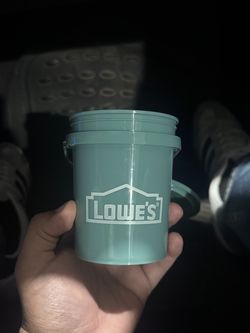 Lowes Teal Mini Bucket