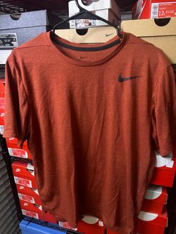 Nike Dri fit shirt red size large slight elongated in back mens used