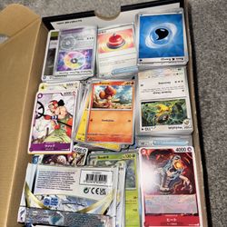 One Piece And Pokemon Cards 