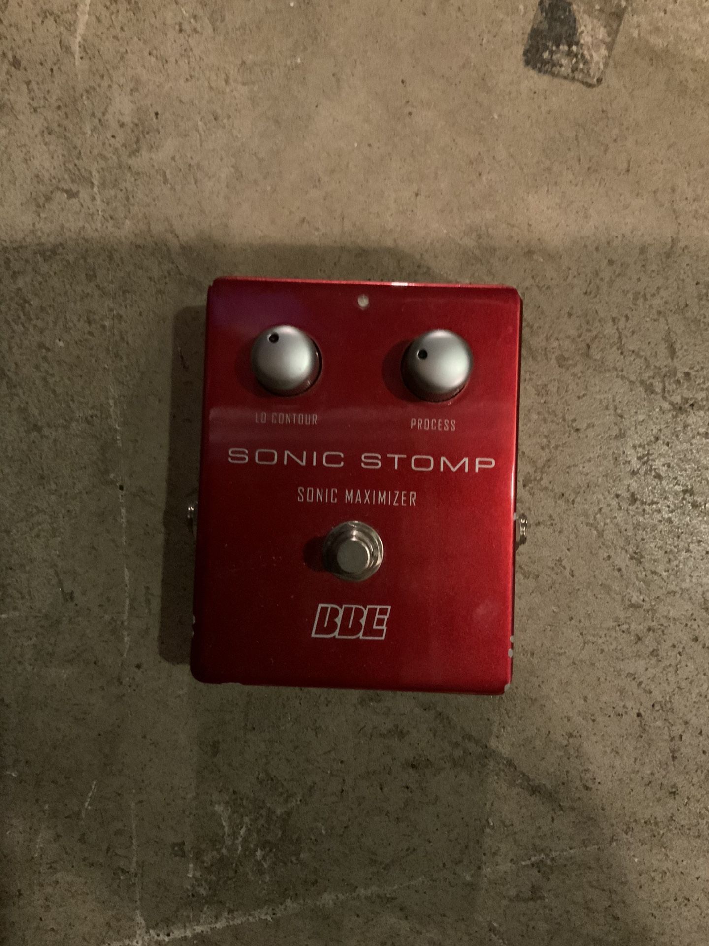 Bbe sonic stomp guitar pedal.