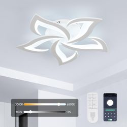 Flower ceiling light